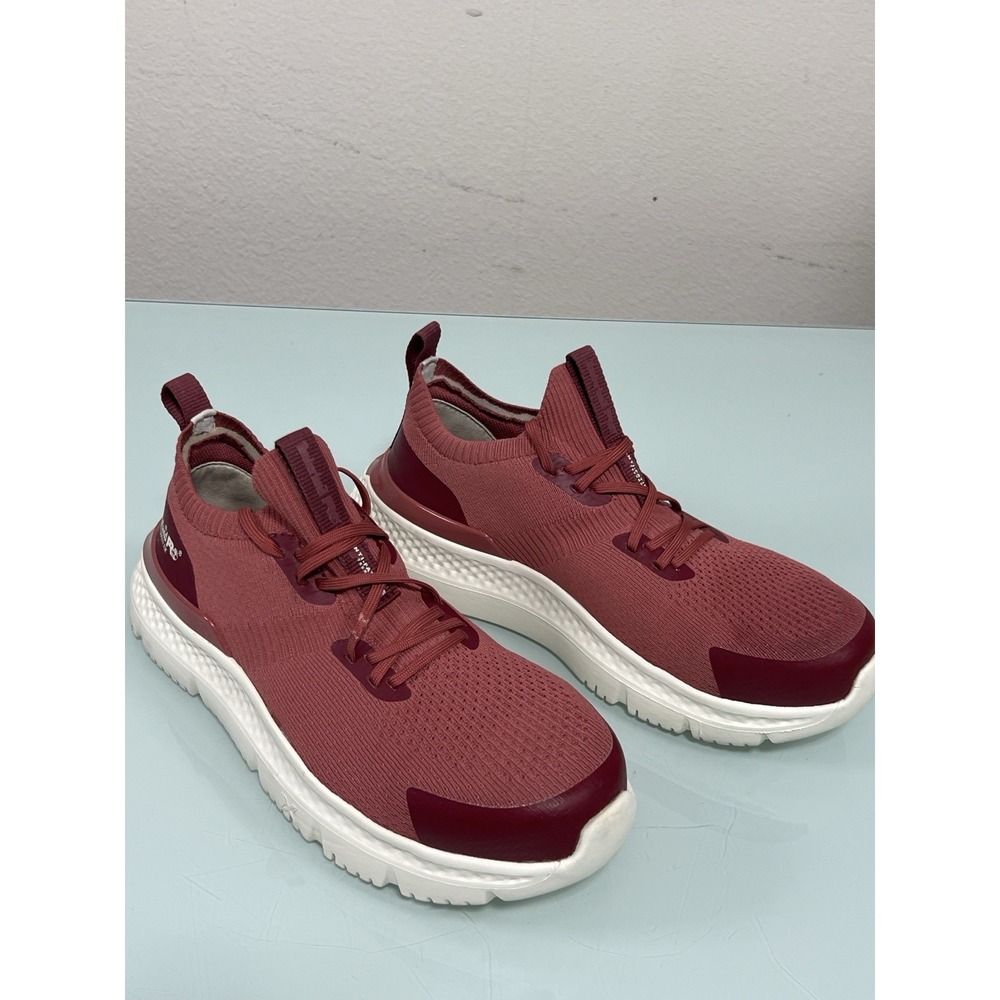 Timberland PRO Safety Toe Work Sneakers Women's 6.5 Red Anti Fatigue